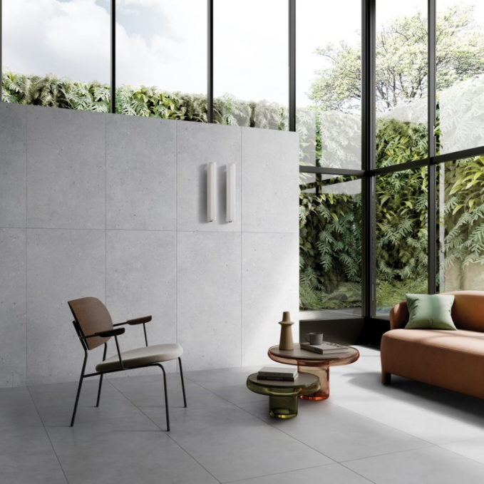 Керамогранит Vitra FlakeCement Серый Матовый R10A 60x120, K947893R Керамогранит Vitra FlakeCement Серый Матовый R10A 60x120, K947893R