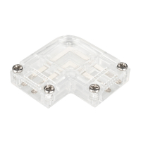 Коннектор угловой для ленты ARL-50000PV (15.5x6mm) прозрачный, Arlight, 027062
