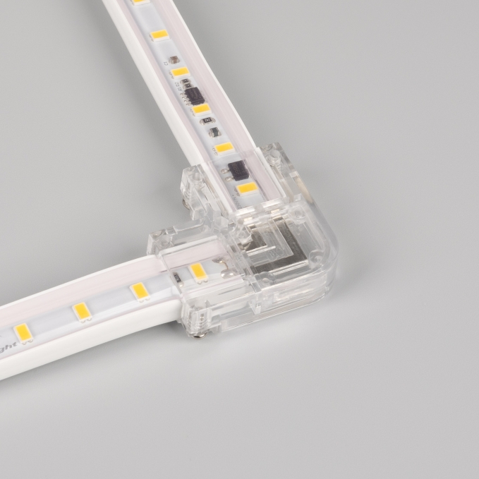 Коннектор угловой для ленты ARL-50000PV (15.5x6mm) прозрачный, Arlight, 027062, изображение 3 Коннектор угловой для ленты ARL-50000PV (15.5x6mm) прозрачный, Arlight, 027062, изображение 3