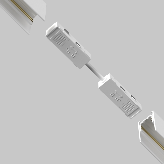 Коннектор питания прямой гибкий 5см Exility белый Maytoni, TRA034CPC-42W-5, изображение 2