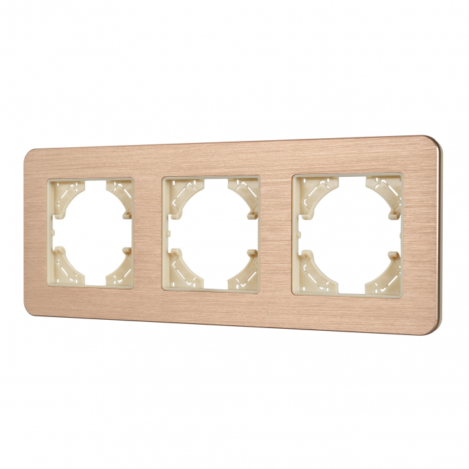 Рамка алюминиевая FRM-AKIRY-AL-3-GD, Arlight, 049730, изображение 1