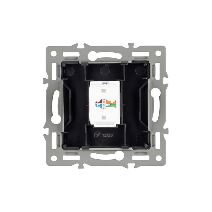 Механизм компьютерной розетки SCT-MPC1-PL-BK (RJ-45, CAT6), Arlight, 045334, изображение 2 Механизм компьютерной розетки SCT-MPC1-PL-BK (RJ-45, CAT6), Arlight, 045334, изображение 2