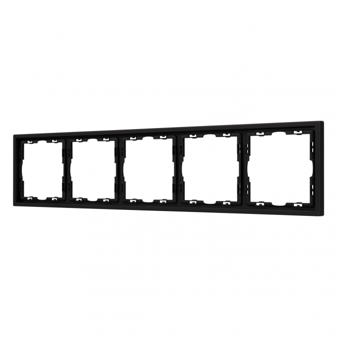 Рамка пластиковая FRM-NOBE-SFPL-5-BK, Arlight, 054228, изображение 1