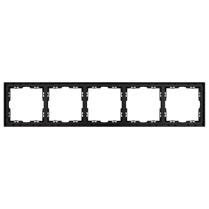 Рамка пластиковая FRM-NOBE-SFPL-5-BK, Arlight, 054228, изображение 2