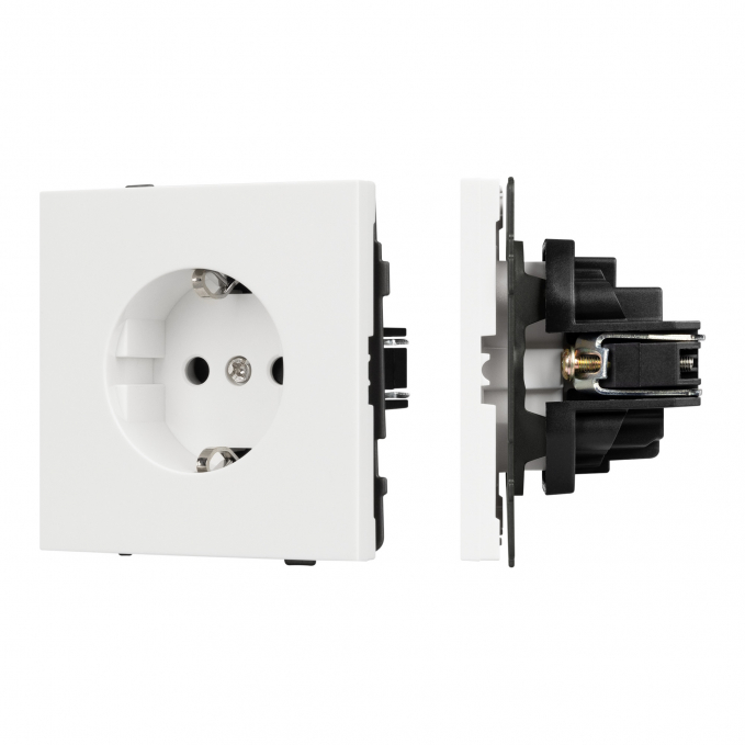 Механизм электрической розетки SCT-TENDO-MEU1-SFPL-WH (230V, 16A), Arlight, 054641, изображение 1