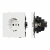 Механизм электрической розетки SCT-TENDO-MEU1-SFPL-WH (230V, 16A), Arlight, 054641