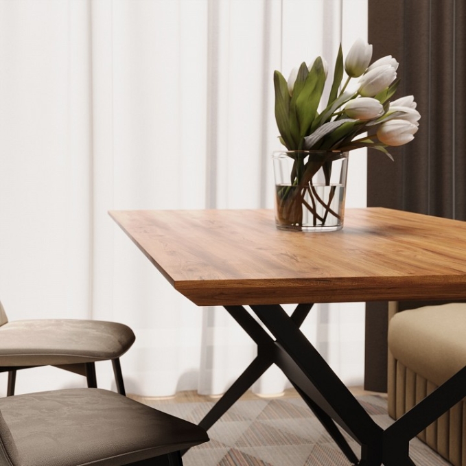 Стол обеденный Whispered Echo, Hesby Import, HSBI_DT2269_wooden Стол обеденный Whispered Echo, Hesby Import, HSBI_DT2269_wooden