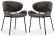 Стул Haven (комплект 2 шт) бежевый,черный, Hesby Import, HSBI_DC-24122_grey_2 Стул Haven (комплект 2 шт) бежевый,черный, Hesby Import, HSBI_DC-24122_grey_2