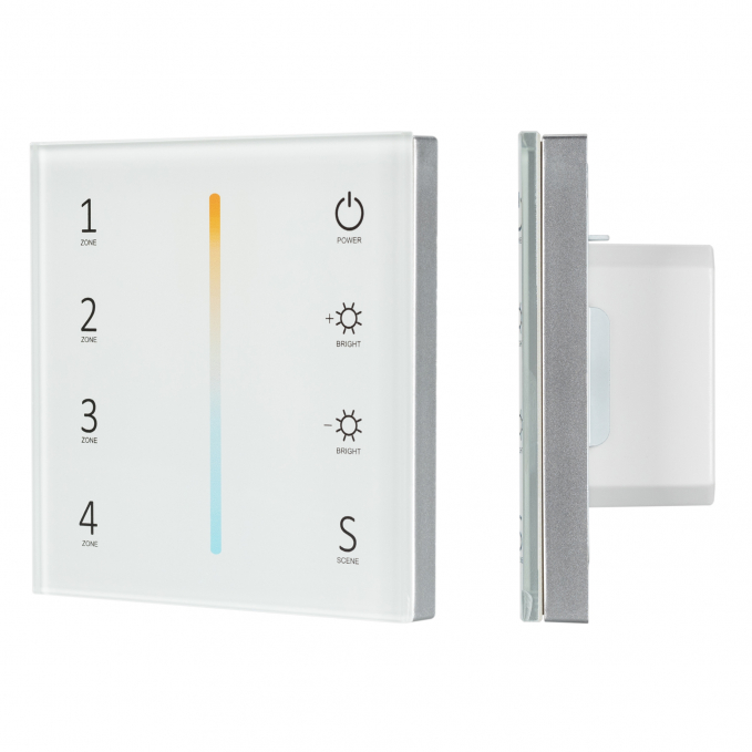 Панель Sens SMART-P38-MIX White (230V, 4 зоны, 2.4G), Arlight, 027118, изображение 1