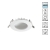 Встраиваемый светильник IP20 LED 4000K 8W 100-240V GESSO SPOT NT19 556 NOVOTECH 358275