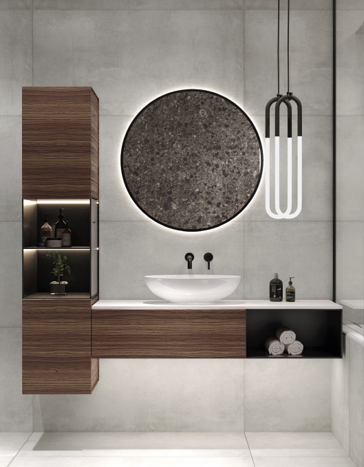 Керамогранит Grasaro Beton Gray Beige 60x60, G-1105/MR/600x600x9 Керамогранит Grasaro Beton Gray Beige 60x60, G-1105/MR/600x600x9