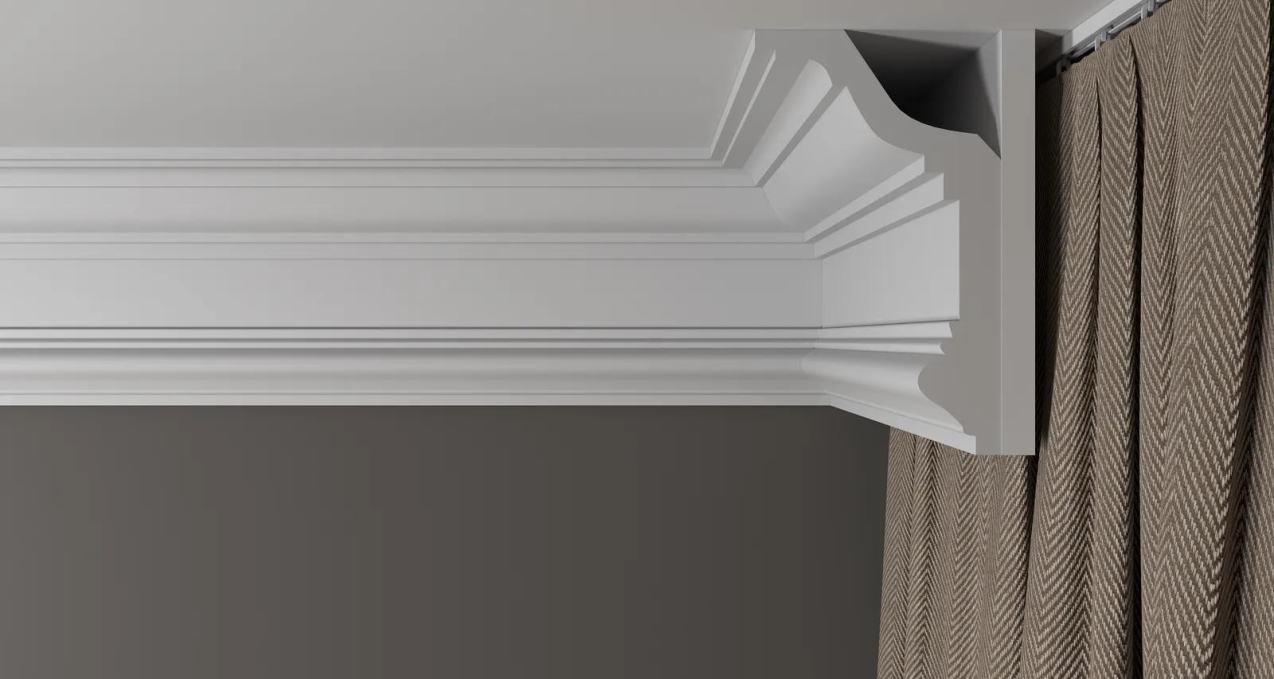 Карниз Decor-Dizayn DD513, 192x111x2000 мм Карниз Decor-Dizayn DD513, 192x111x2000 мм