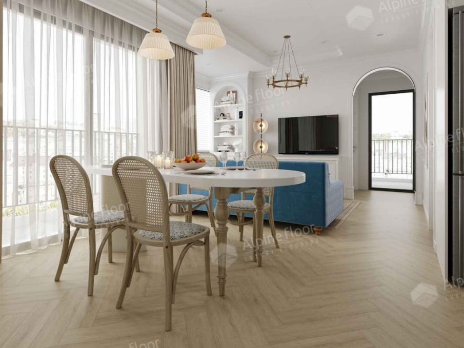 Кварцвиниловая плитка Alpine Floor Parquet LVT Дуб Денеб, ECO-16-25 Кварцвиниловая плитка Alpine Floor Parquet LVT Дуб Денеб, ECO-16-25