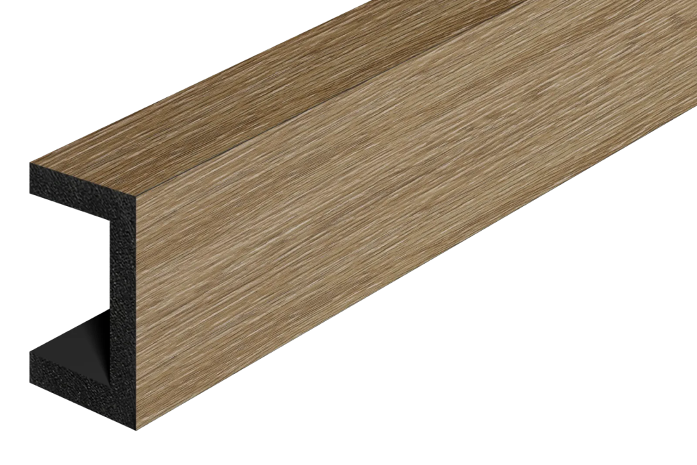 Декоративная рейка Decor-Dizayn 613-64SH, 50x30x3000 мм Декоративная рейка Decor-Dizayn 613-64SH, 50x30x3000 мм