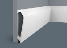 Плинтус Cosca Decor PX041, 133х16x2000 мм, Экополимер Плинтус Cosca Decor PX041, 133х16x2000 мм, Экополимер