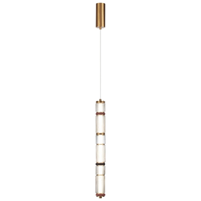 Подвес LED 22W 4000K COLLIER L-VISION Подвес 043 ODEON LIGHT 5455/18L, фото на белом фоне Подвес LED 22W 4000K COLLIER L-VISION Подвес 043 ODEON LIGHT 5455/18L, фото на белом фоне