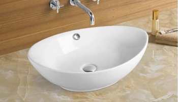 Накладная раковина Velvex 7027A 55 см белая
