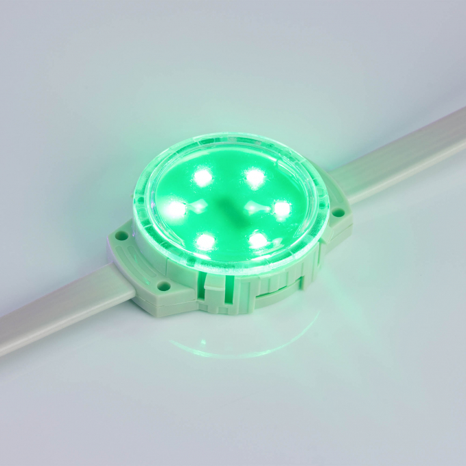 Модуль управляемый SOLEX-DMX-3535-6-24V RGB 120deg (D40x16mm, 1.5W, IP67), Arlight, 028882, изображение 4 Модуль управляемый SOLEX-DMX-3535-6-24V RGB 120deg (D40x16mm, 1.5W, IP67), Arlight, 028882, изображение 4