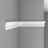 Молдинг гладкий Decomaster 97174F гибкий, 85x25x2400 мм