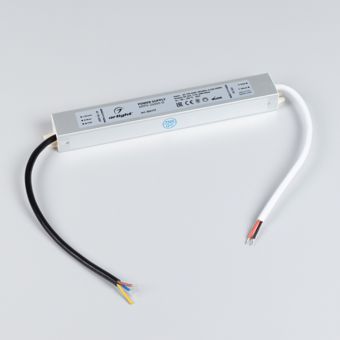 Блок питания ARPV-24040-D (24V, 1.7A, 40W), Arlight, 026177, изображение 2 Блок питания ARPV-24040-D (24V, 1.7A, 40W), Arlight, 026177, изображение 2