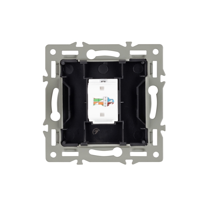 Механизм компьютерной розетки SCT-MPC1-PL-GR (RJ-45, CAT6), Arlight, 045335, изображение 3 Механизм компьютерной розетки SCT-MPC1-PL-GR (RJ-45, CAT6), Arlight, 045335, изображение 3