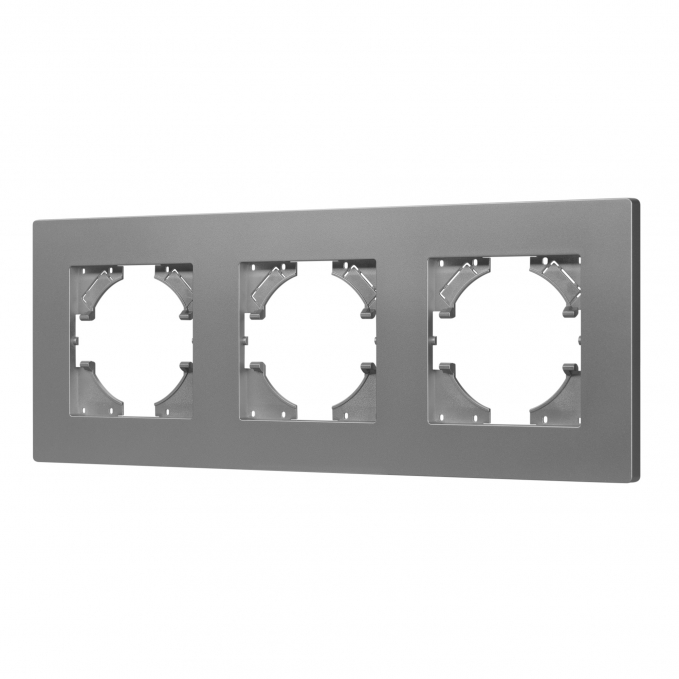Рамка пластиковая FRM-PERIO-PL-3-GR, Arlight, 049756, изображение 1