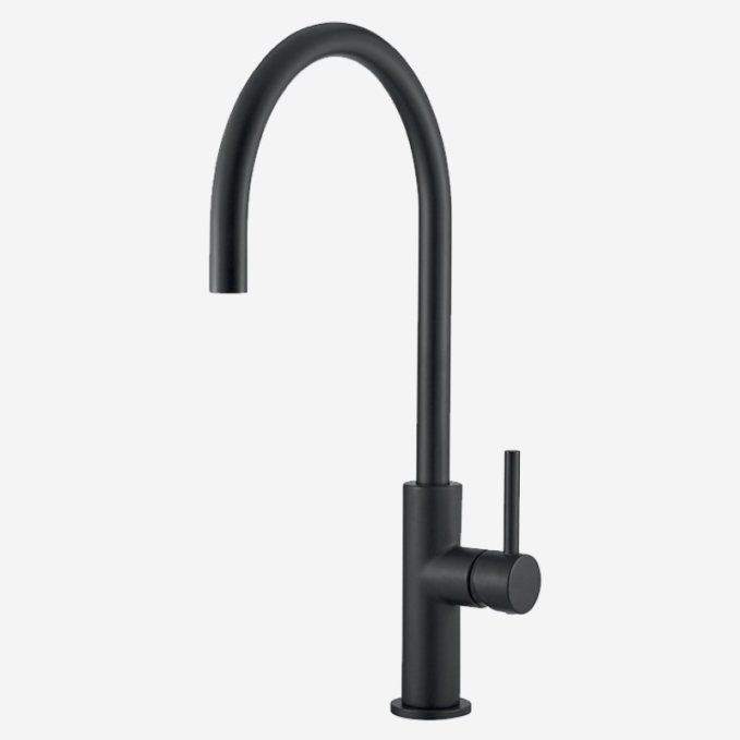 Смеситель для кухонной мойки Webert Oblique OB920302560 черный матовый Смеситель для кухонной мойки Webert Oblique OB920302560 черный матовый