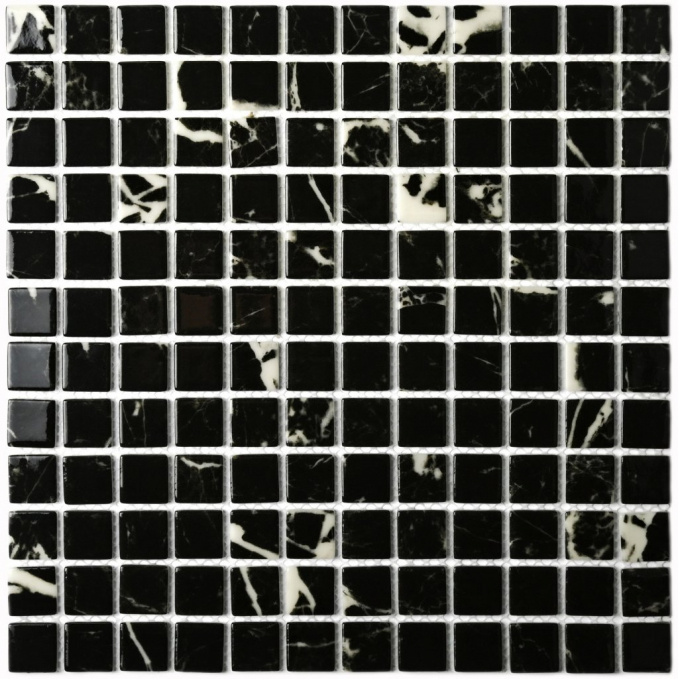 Мозаика Bonaparte Mosaics Mia Black Glossy 30x30 Мозаика Bonaparte Mosaics Mia Black Glossy 30x30