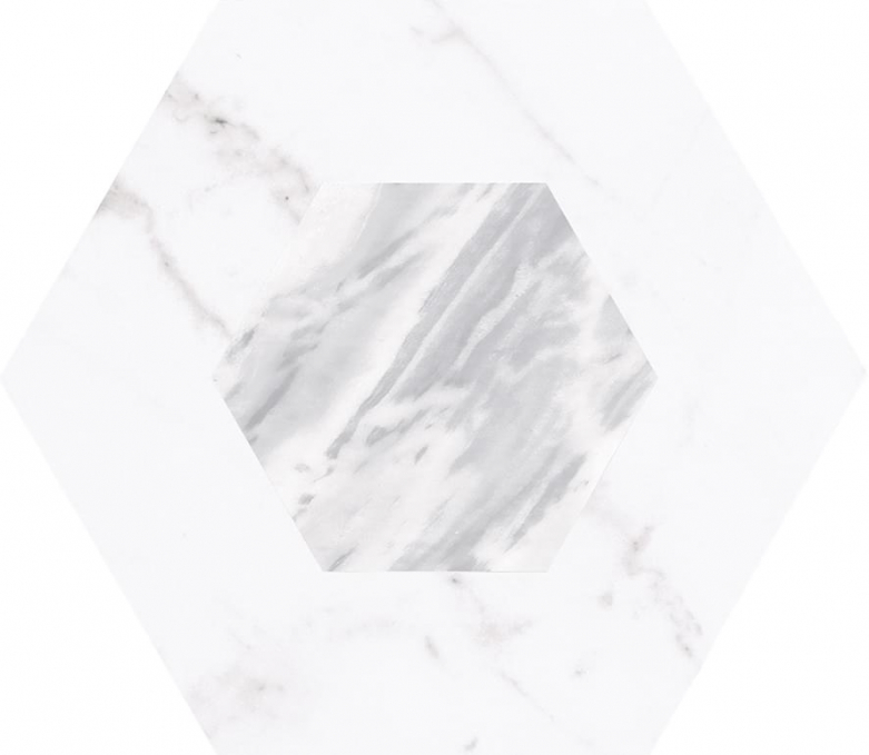 Керамогранит Equipe Bardiglio Hexagon Geo 17.5x20, 23771