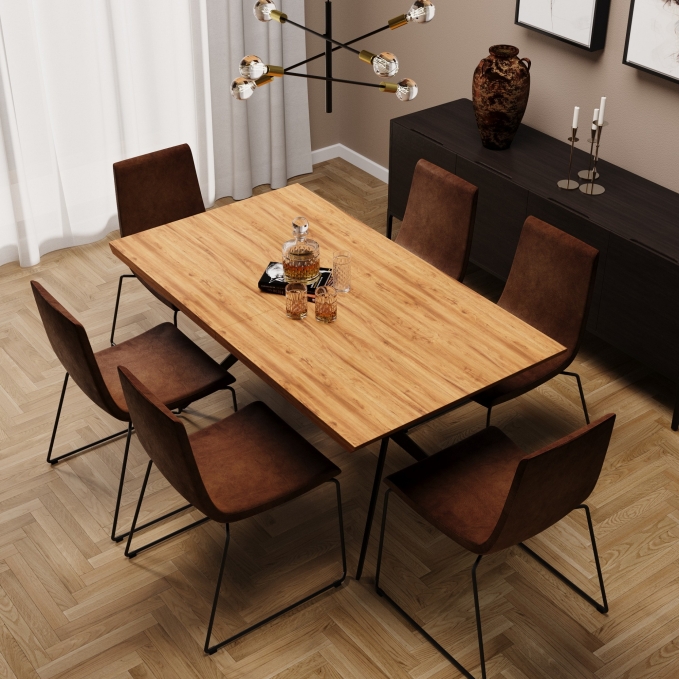 Стол обеденный Serene Cadence, Hesby Import, HSBI_DT2269-2_wooden