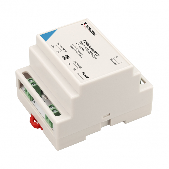INTELLIGENT ARLIGHT Блок питания шины DALI-302-REP-DIN (230V, 250mA), Arlight, 032751, изображение 1 INTELLIGENT ARLIGHT Блок питания шины DALI-302-REP-DIN (230V, 250mA), Arlight, 032751, изображение 1
