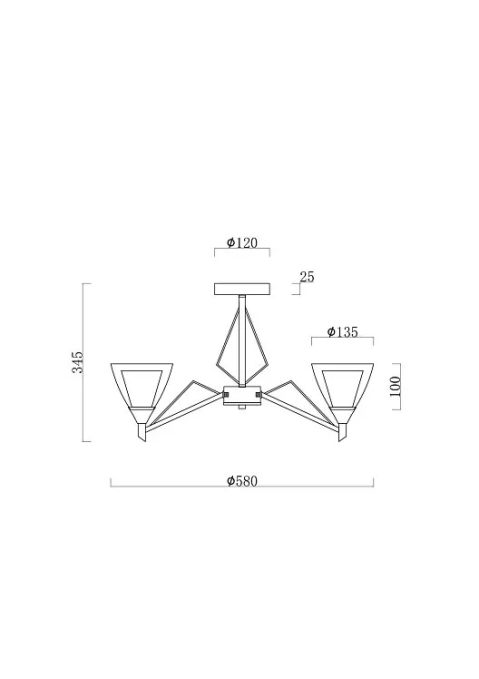 Люстра Флавия / Flavia E14x5, Freya, FR2026PL-05N Люстра Флавия / Flavia E14x5, Freya, FR2026PL-05N