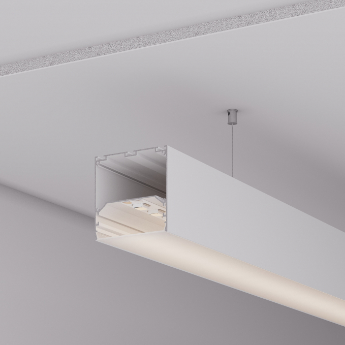 Профиль LINE-M-7575-2500 WHITE, Arlight, 058158, изображение 4 Профиль LINE-M-7575-2500 WHITE, Arlight, 058158, изображение 4
