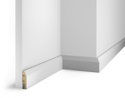 Плинтус Cosca Decor AP04 под покраску, 60x16x2400 мм, МДФ Плинтус Cosca Decor AP04 под покраску, 60x16x2400 мм, МДФ