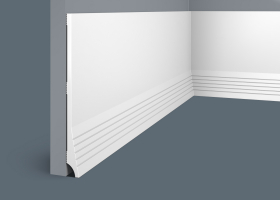 Плинтус Cosca Decor PX036, 184х16x2000 мм, Экополимер Плинтус Cosca Decor PX036, 184х16x2000 мм, Экополимер