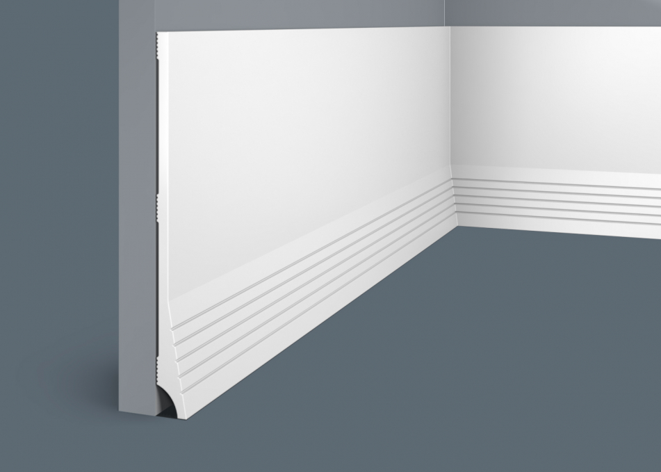 Плинтус Cosca Decor PX036, 184х16x2000 мм, Экополимер Плинтус Cosca Decor PX036, 184х16x2000 мм, Экополимер