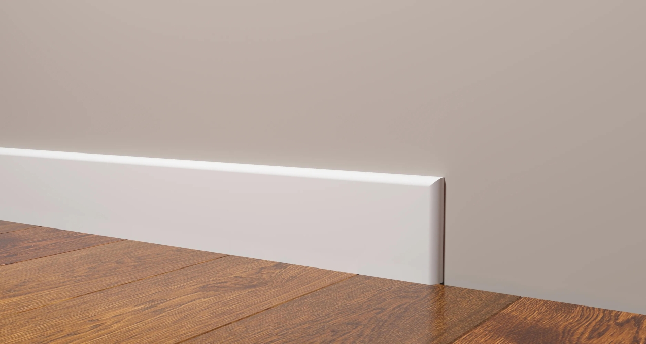 Комплектующий элемент Decor-Dizayn DD706/U4 для плинтуса - конверт в пол влево Комплектующий элемент Decor-Dizayn DD706/U4 для плинтуса - конверт в пол влево
