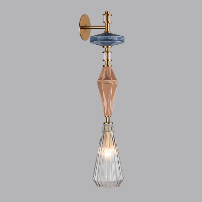 Настенный светильник E14 1*40W TERRA MODERN ODL_EX25 023 ODEON LIGHT 5414/1WB, фото на цветном фоне 1 Настенный светильник E14 1*40W TERRA MODERN ODL_EX25 023 ODEON LIGHT 5414/1WB, фото на цветном фоне 1