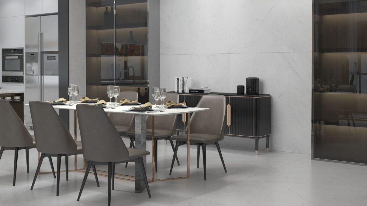 Керамогранит Neodom Classic Marble Statuario Dior Polished 120x180, N20573 Керамогранит Neodom Classic Marble Statuario Dior Polished 120x180, N20573