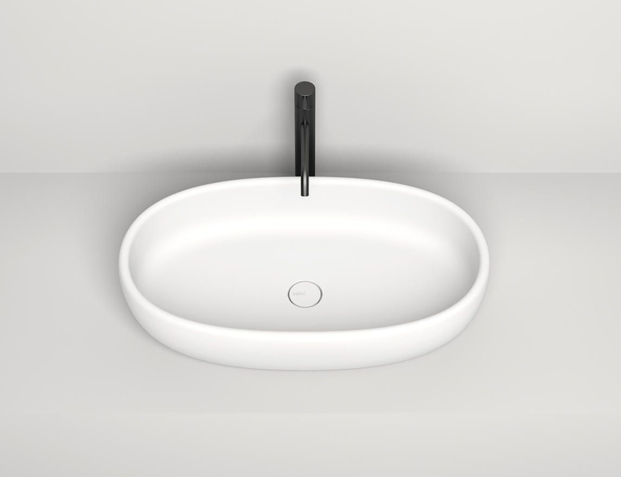 Накладная раковина Salini Luce 110721M 70 см белая матовая