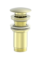 Донный клапан для раковины Wonzon & Woghand WW-88SS09-BG золото брашированный Донный клапан для раковины Wonzon & Woghand WW-88SS09-BG золото брашированный