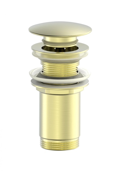 Донный клапан для раковины Wonzon & Woghand WW-88SS09-BG золото брашированный Донный клапан для раковины Wonzon & Woghand WW-88SS09-BG золото брашированный