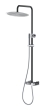 Душевая стойка со смесителем Boheme Stick 128-BCR.2 черная