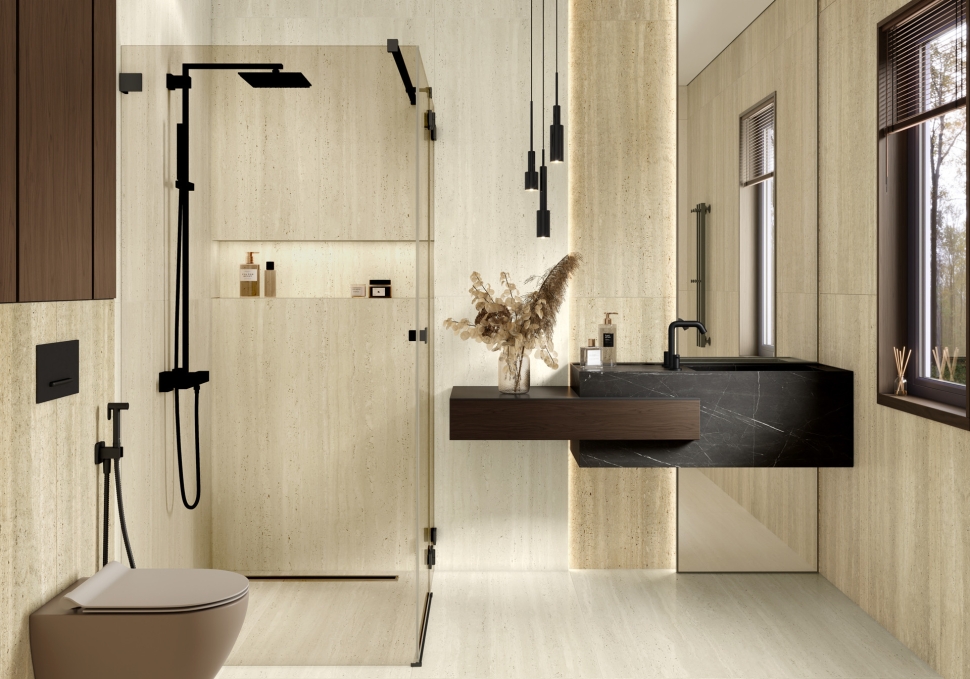 Керамогранит LCM Travertine World White 60x120, 60120TVW00M Керамогранит LCM Travertine World White 60x120, 60120TVW00M