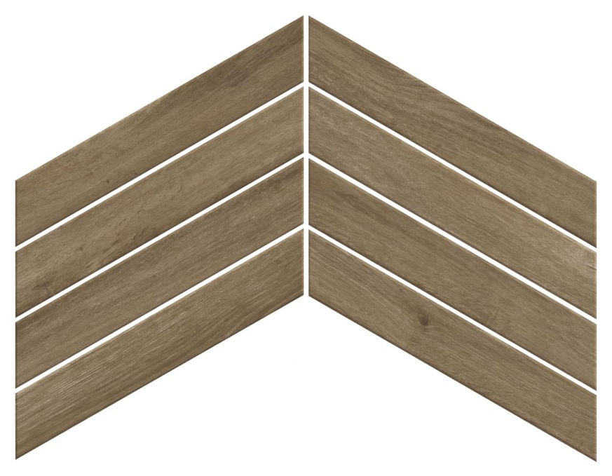 Керамогранит Atlas Concorde Russia Fusion Oak Rustic Chevron 7.5x45, 600010002450