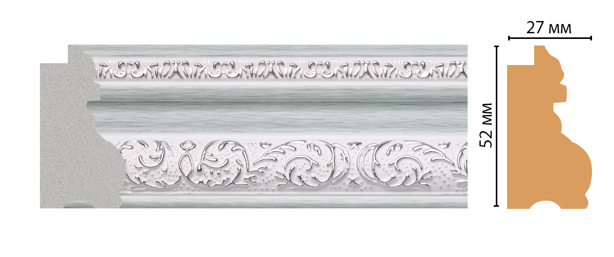 Багет Decomaster FM30-2, 52x27x2850 мм