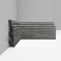 Плинтус напольный Decomaster D232-87ДМ, 100x22x2400 мм