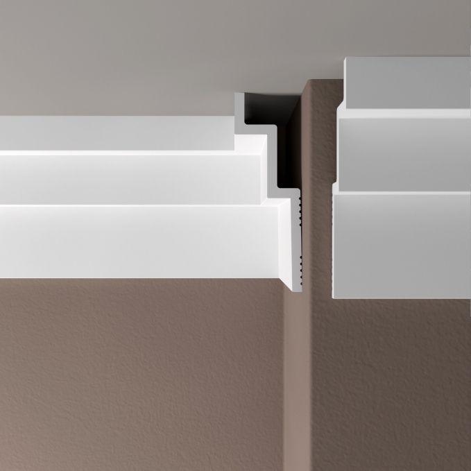 Карниз Де-Багет XPS Polymer ПП 15 120/40 Карниз Де-Багет XPS Polymer ПП 15 120/40