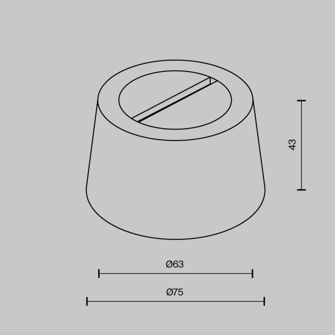 Потолочная чаша Parity накладная с коннектором питания черная, TRA130RSC-1B, изображение 2 Потолочная чаша Parity накладная с коннектором питания черная, TRA130RSC-1B, изображение 2