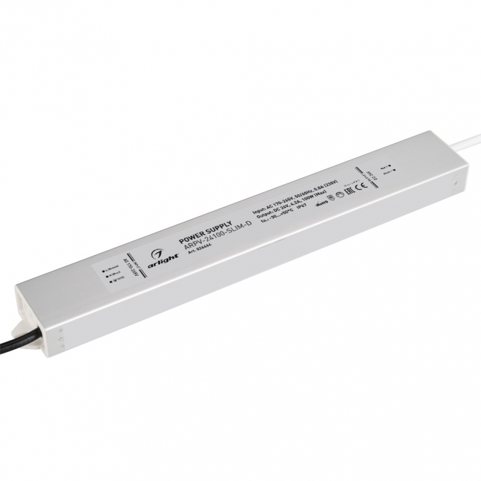 Блок питания ARPV-24100-SLIM-D (24V, 4.2A, 100W), Arlight, 026664, изображение 1 Блок питания ARPV-24100-SLIM-D (24V, 4.2A, 100W), Arlight, 026664, изображение 1
